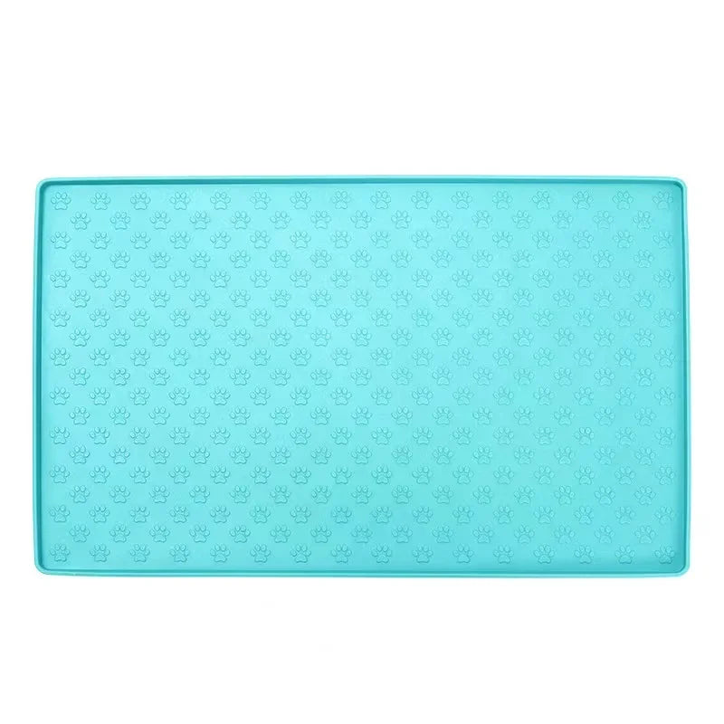 Pet Feeding Mat Silicone Waterproof Placemat for Cat Dog Food Bowl Non Slip