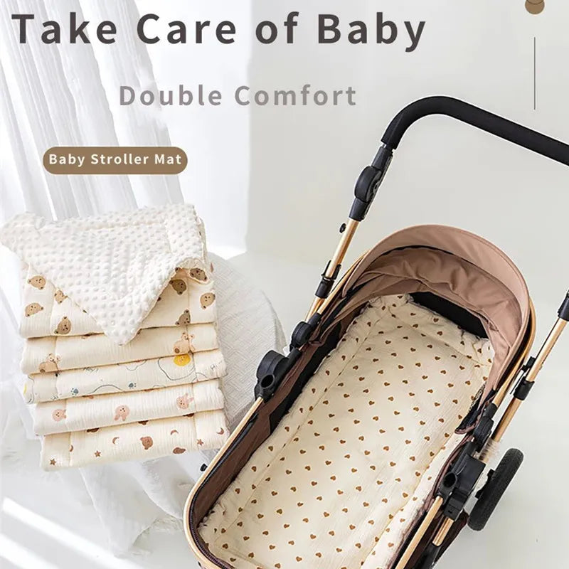 Baby Stroller Seat Cushion Soft Mattress for Pushchair Car Seat