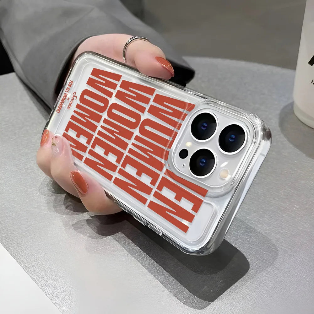 Simple Clear Shockproof iPhone Case