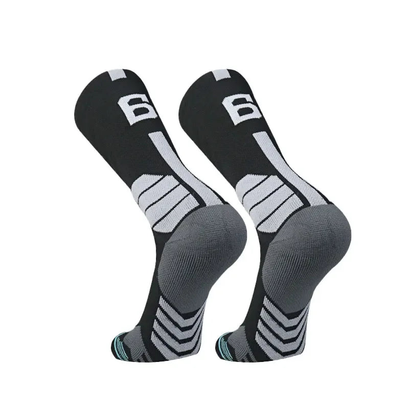 Elite Basketball Compression Socks High Elastic Towel Bottom Sports Socks Men Women