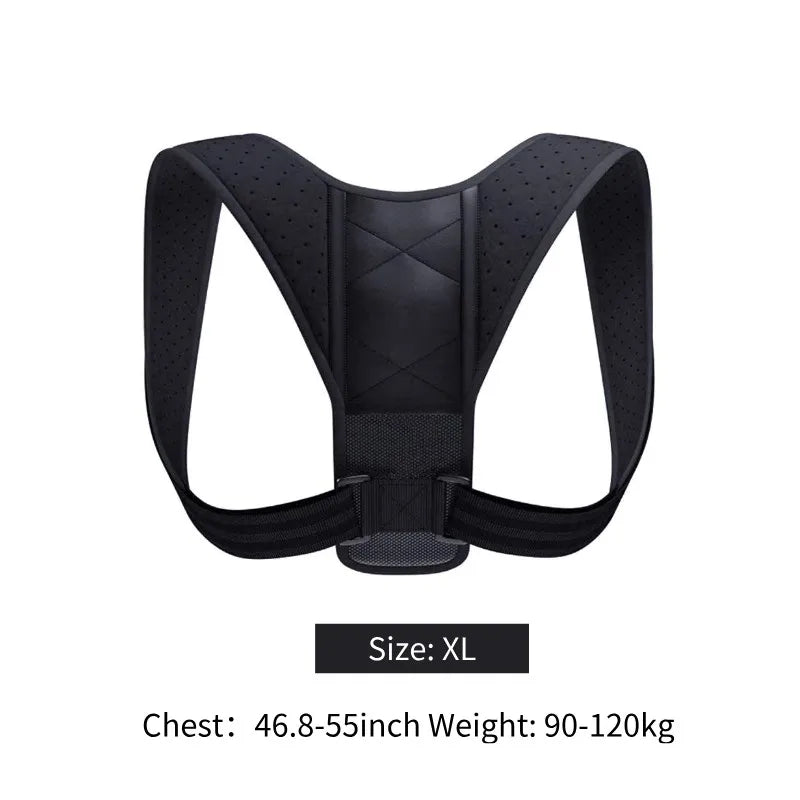 Posture Corrector Belt Back Support Brace Breathable Hunchback Sitting Posture Correction Unisex