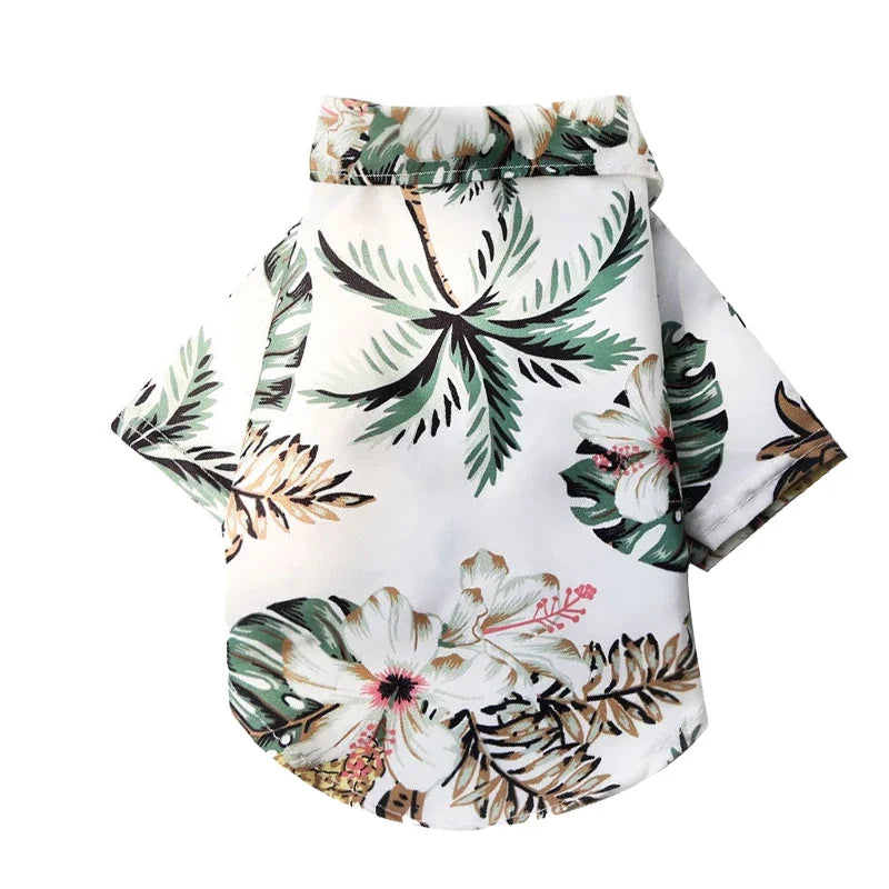 Dog T-Shirt Summer – Thin Breathable Beach Pet Clothes for Small Dogs, Puppy, Cat