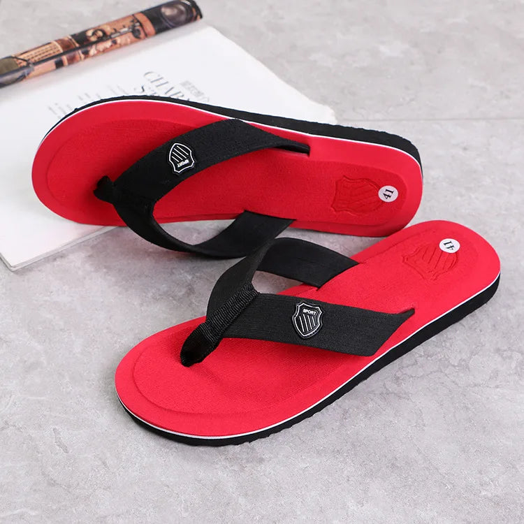 Men Flip Flops Casual Beach Sandals Non Slip Lightweight Summer Slippers Outdoor Slides