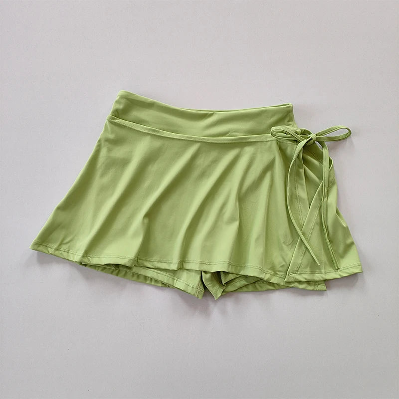 Quick Dry Tennis Yoga Skort with Pocket