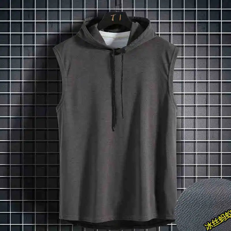 Men Cotton O-Neck Solid T Shirt Casual Stretch Summer Streetwear Tee