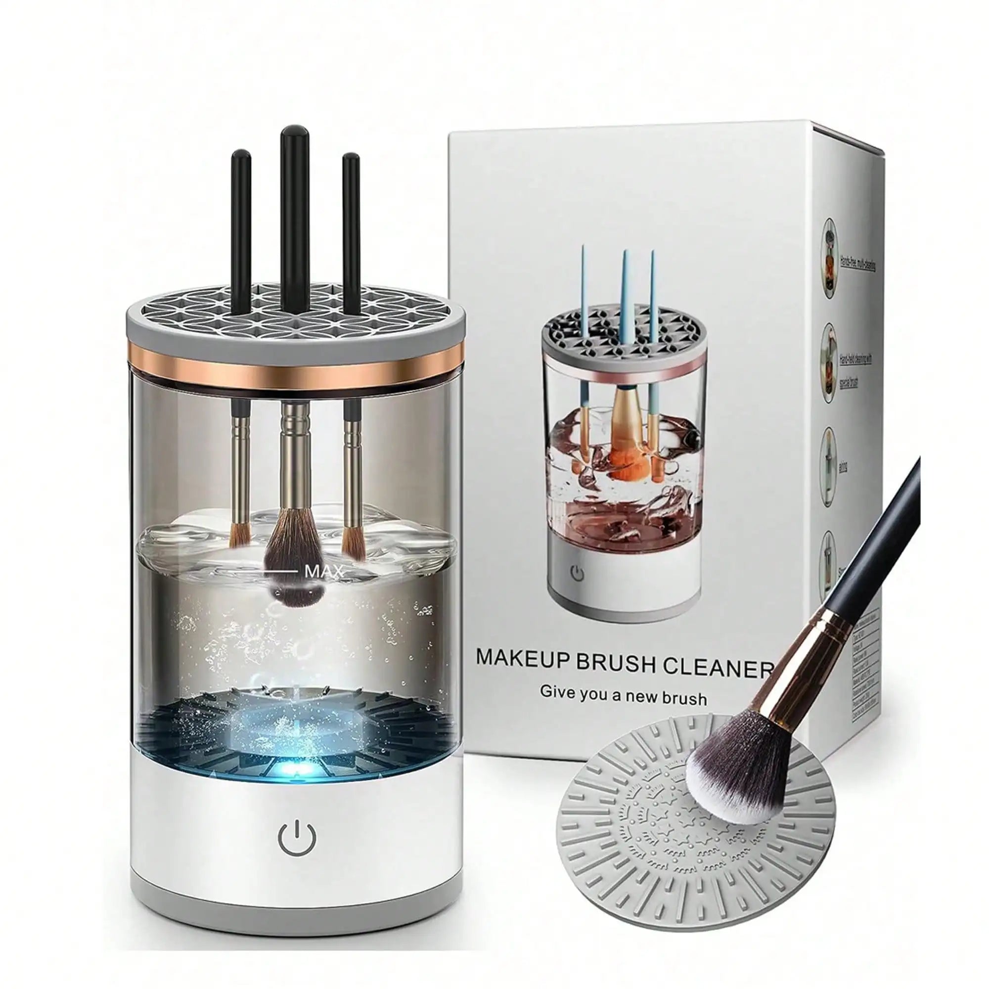 Automatic Makeup Brush Cleaner – Electric Washer & Dryer for Brushes