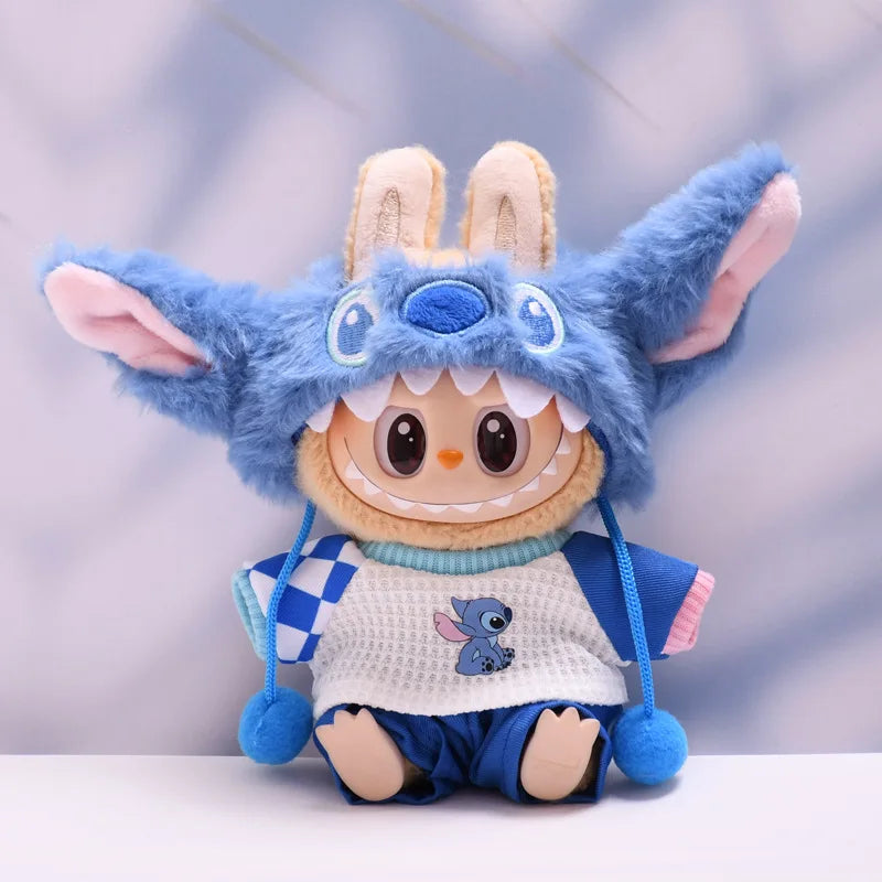 17cm Plush Doll Clothes Outfit Set