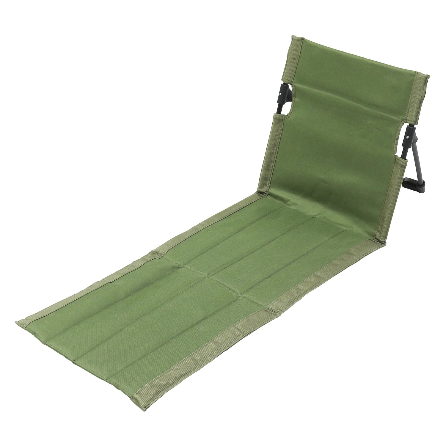 Foldable Camping Floor Chair Oxford Cloth Backrest Cushion