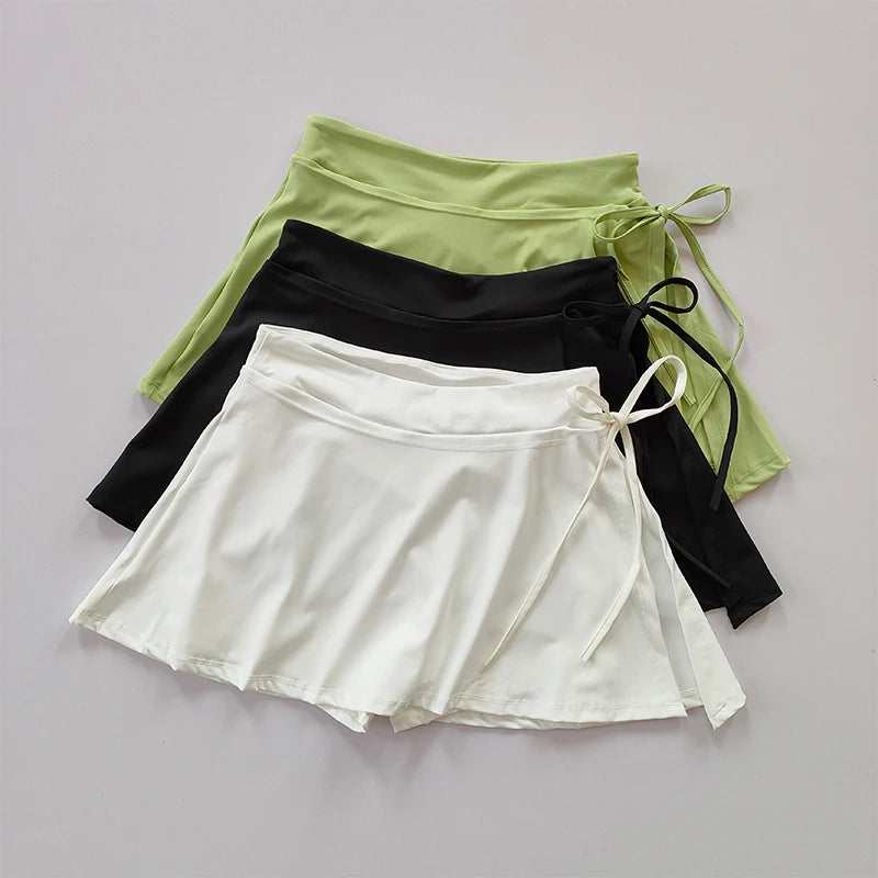 Quick Dry Tennis Yoga Skort with Pocket