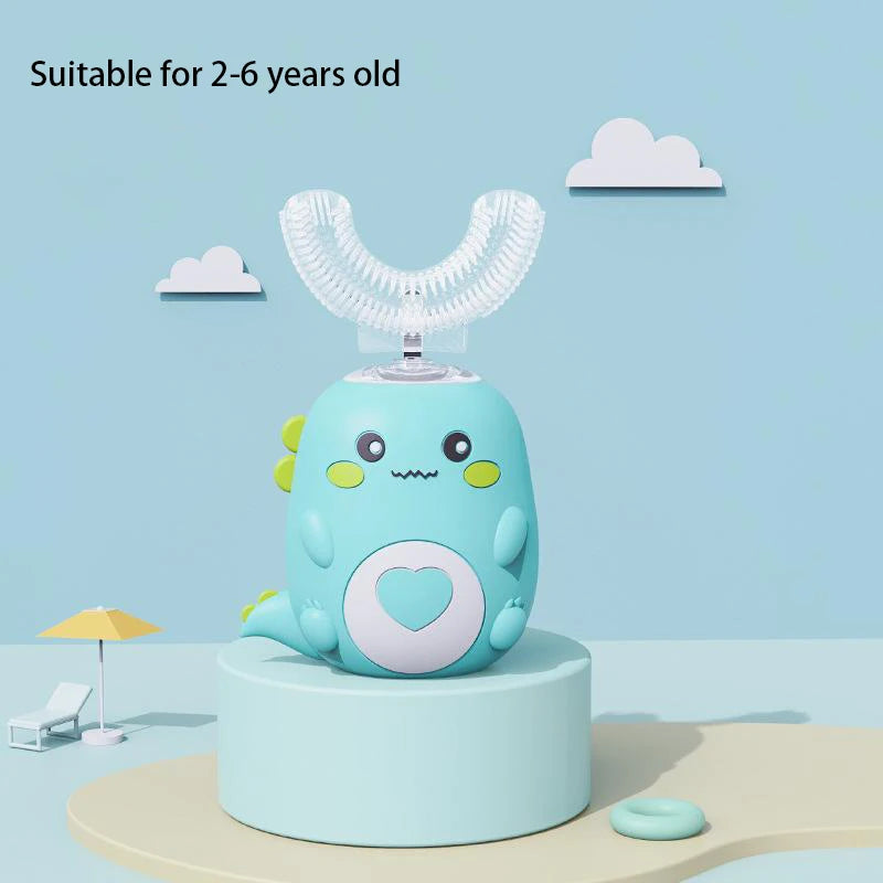 Kids Electric U Shaped Toothbrush Rechargeable Sonic Brush