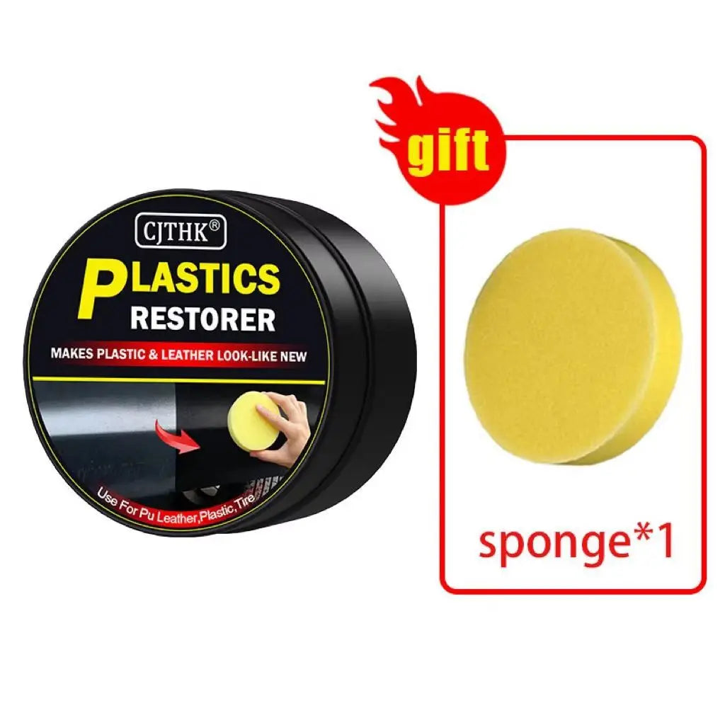 Car Plastic Restorer – Restore Faded Trim to Deep Black Shine