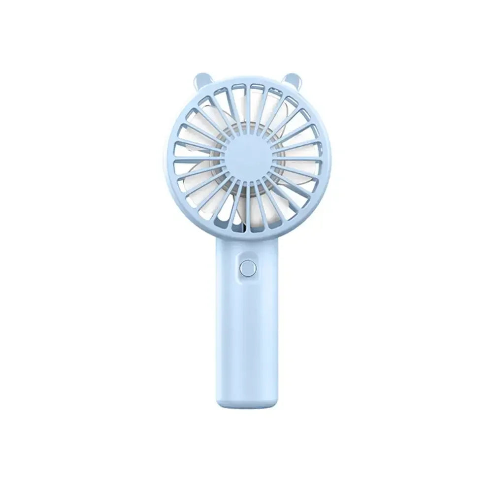Portable USB Rechargeable Handheld Fan Mini Cooling Fan Quiet Desk Eyelash Fan