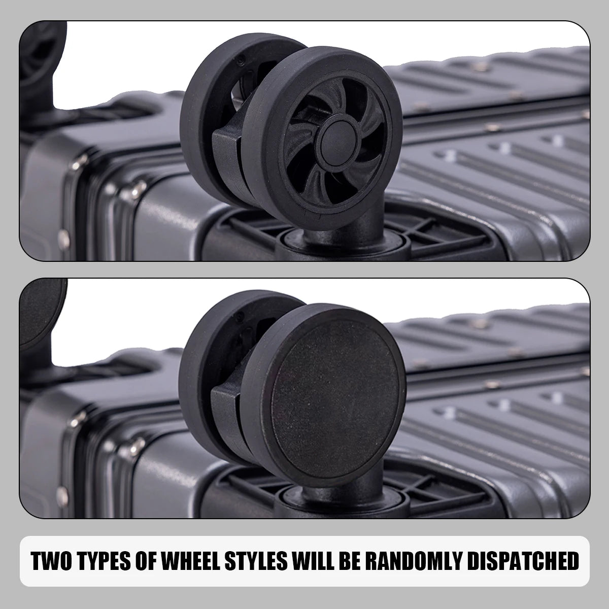 Aluminum Frame Rolling Suitcase USB Carry On Luggage with Spinner Wheels
