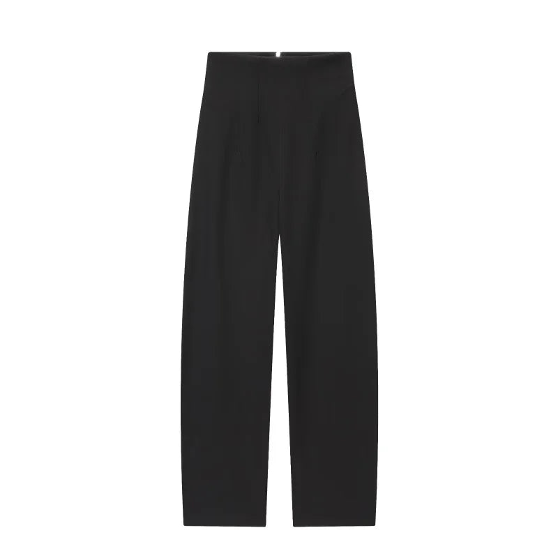 Women Slim Fit Suit Set High Collar Blazer and Casual Trousers Two Piece Outfit