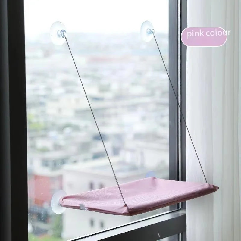 Cat Window Hammock Bed Suction Cup Space Saving Hanging Pet Bed