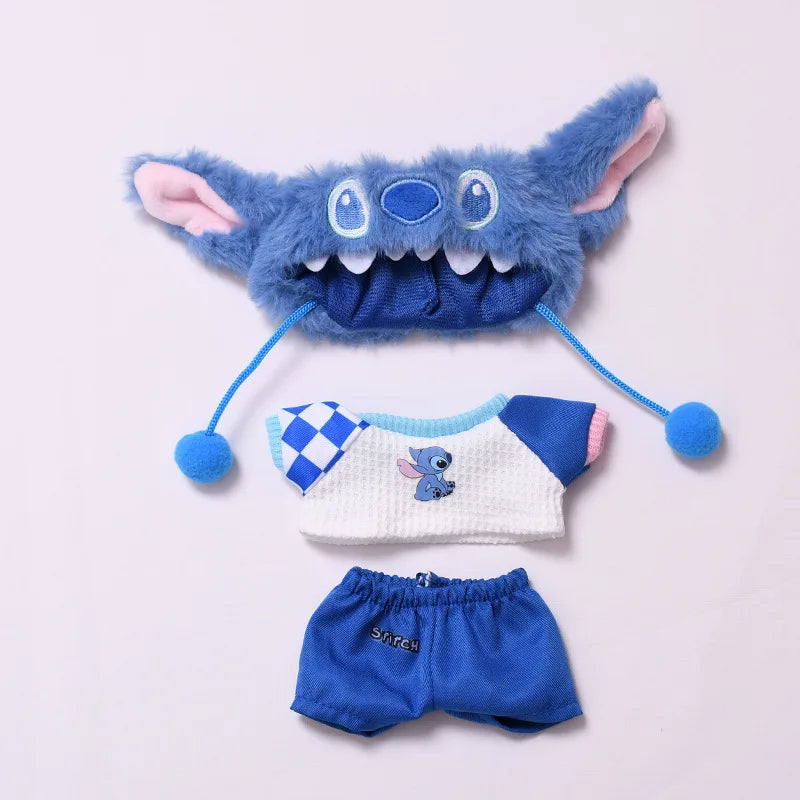17cm Plush Doll Clothes Outfit Set