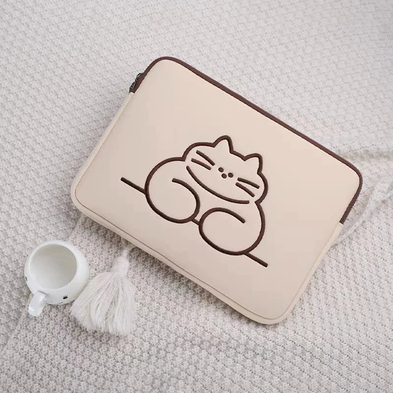 Cute Laptop Sleeve Case 13-16 Inch MacBook Air Pro Shockproof Protective Bag