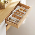 Kitchen Drawer Organizer Adjustable Cutlery Tray Spoon Fork Knife Holder