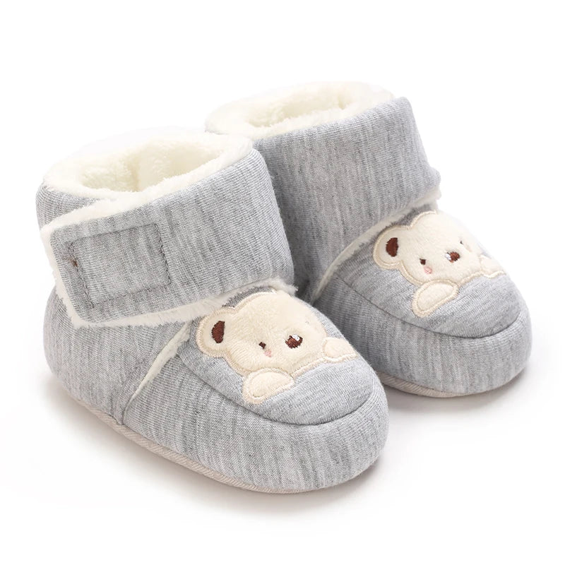 Baby Winter Cartoon Boots Soft Sole Anti Slip Toddler Shoes