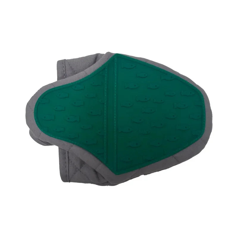 Quilted Oven Mitts with Silicone Grip