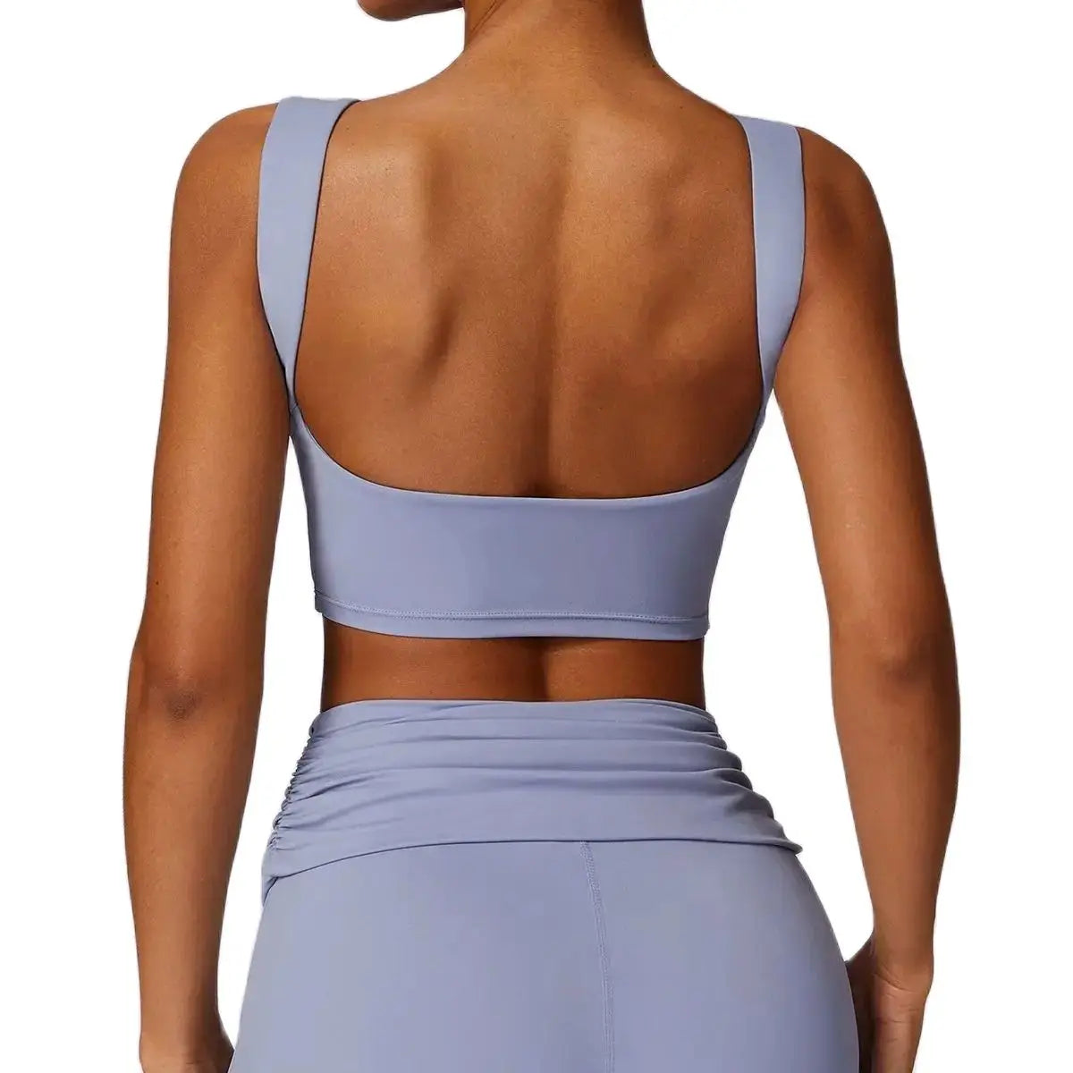 Women’s High Support Open Back Sports Bra with Removable Pads