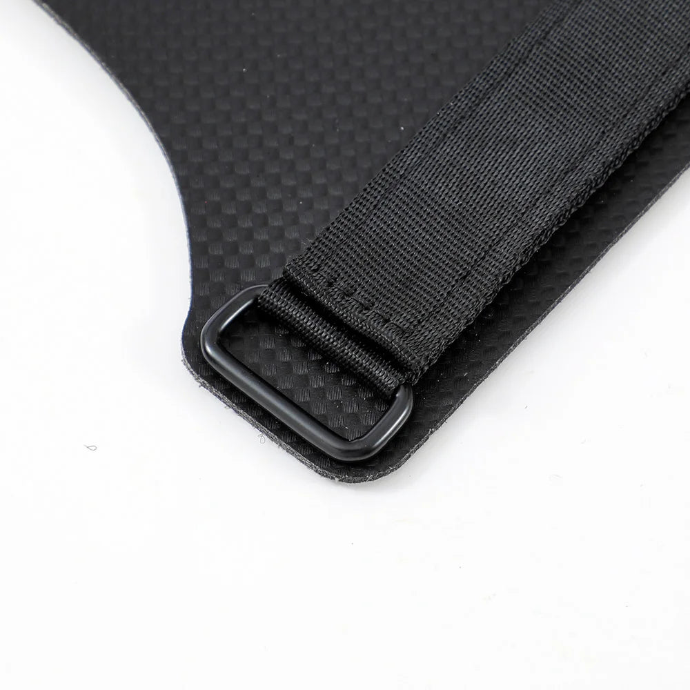 Carbon Fiber No Finger Hole Hand Grips Crossfit Pull Up Gym Palm Protector