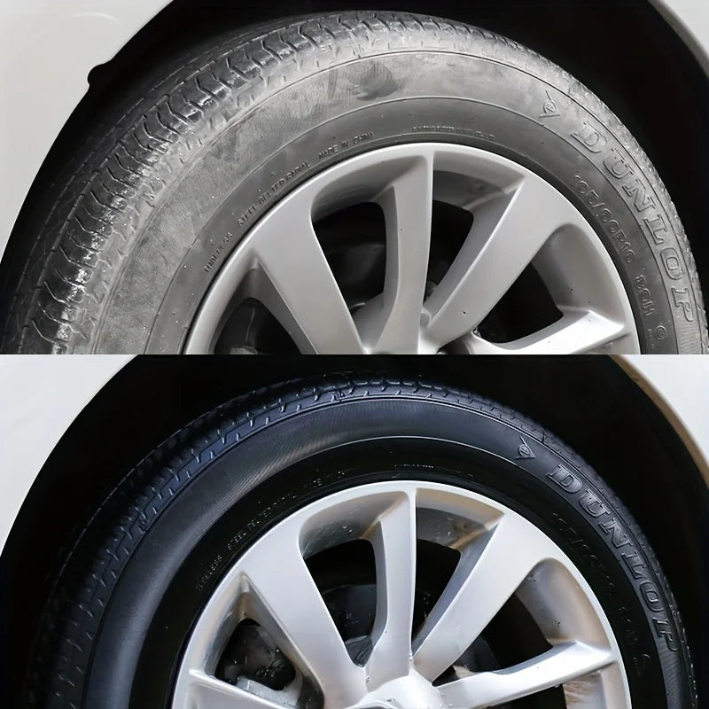 Car Tire Shine Wax Long Lasting Tire Polish Restorer