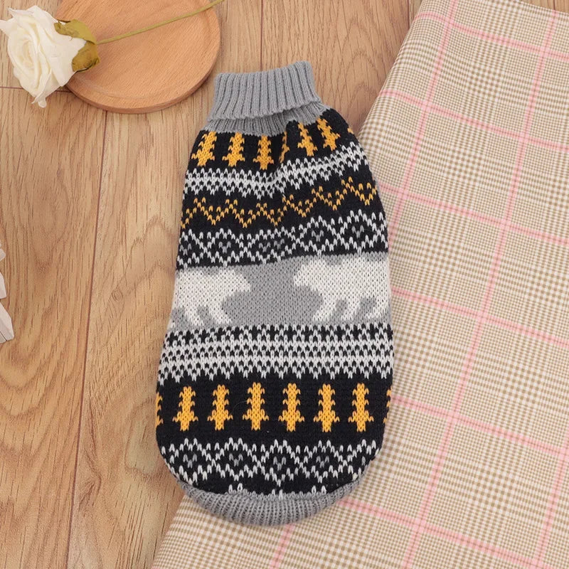 Winter Cat Sweater Vest – Fashion Warm Clothing for Sphynx Cats & Pets