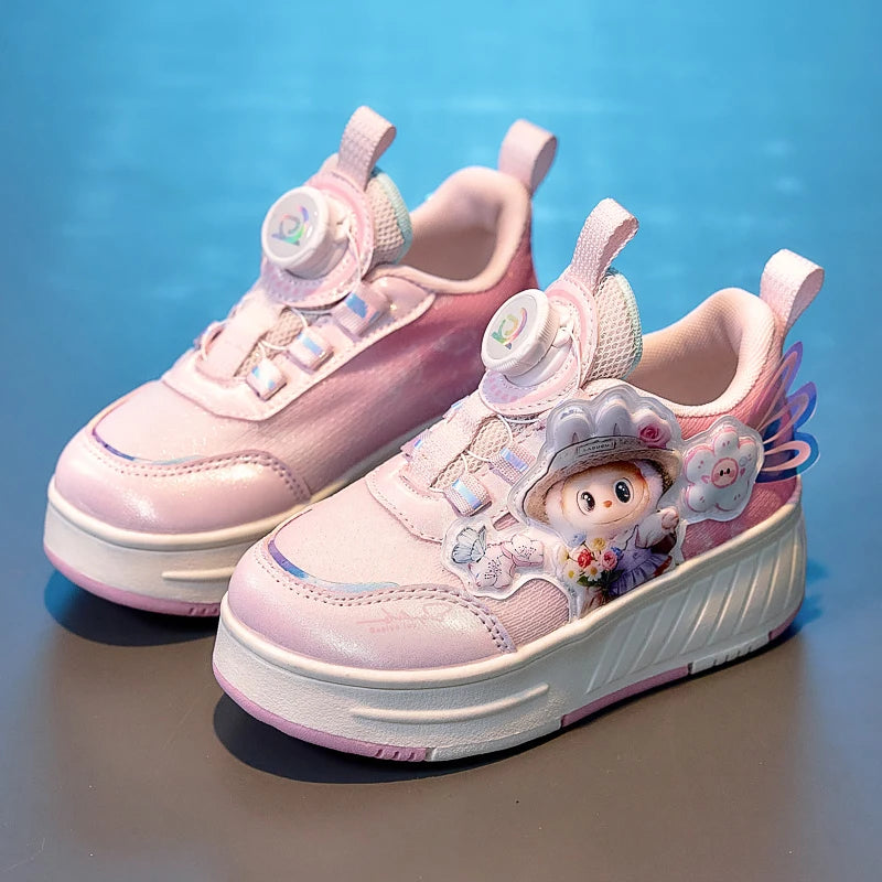 Girls Roller Skating Shoes Four Wheel Outdoor Sports Sneakers