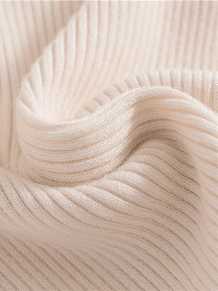 Women’s Soft Knit Turtleneck Sweater Autumn Winter Pullover Jumper