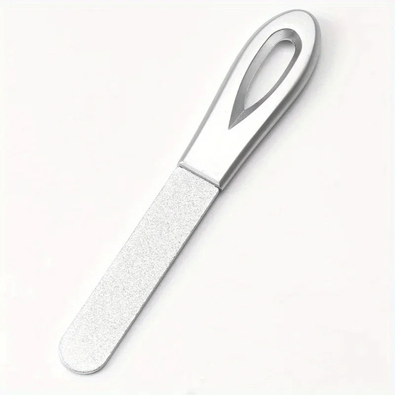 Stainless Steel Diamond Nail File Durable for Finger Toe Thick Nails