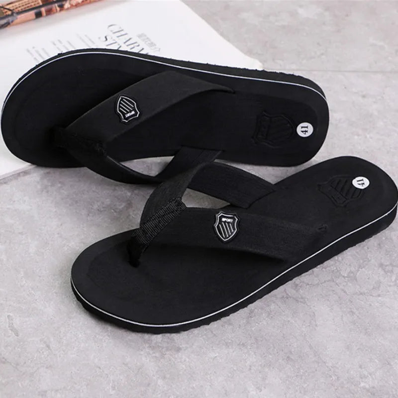 Men Flip Flops Casual Beach Sandals Non Slip Lightweight Summer Slippers Outdoor Slides