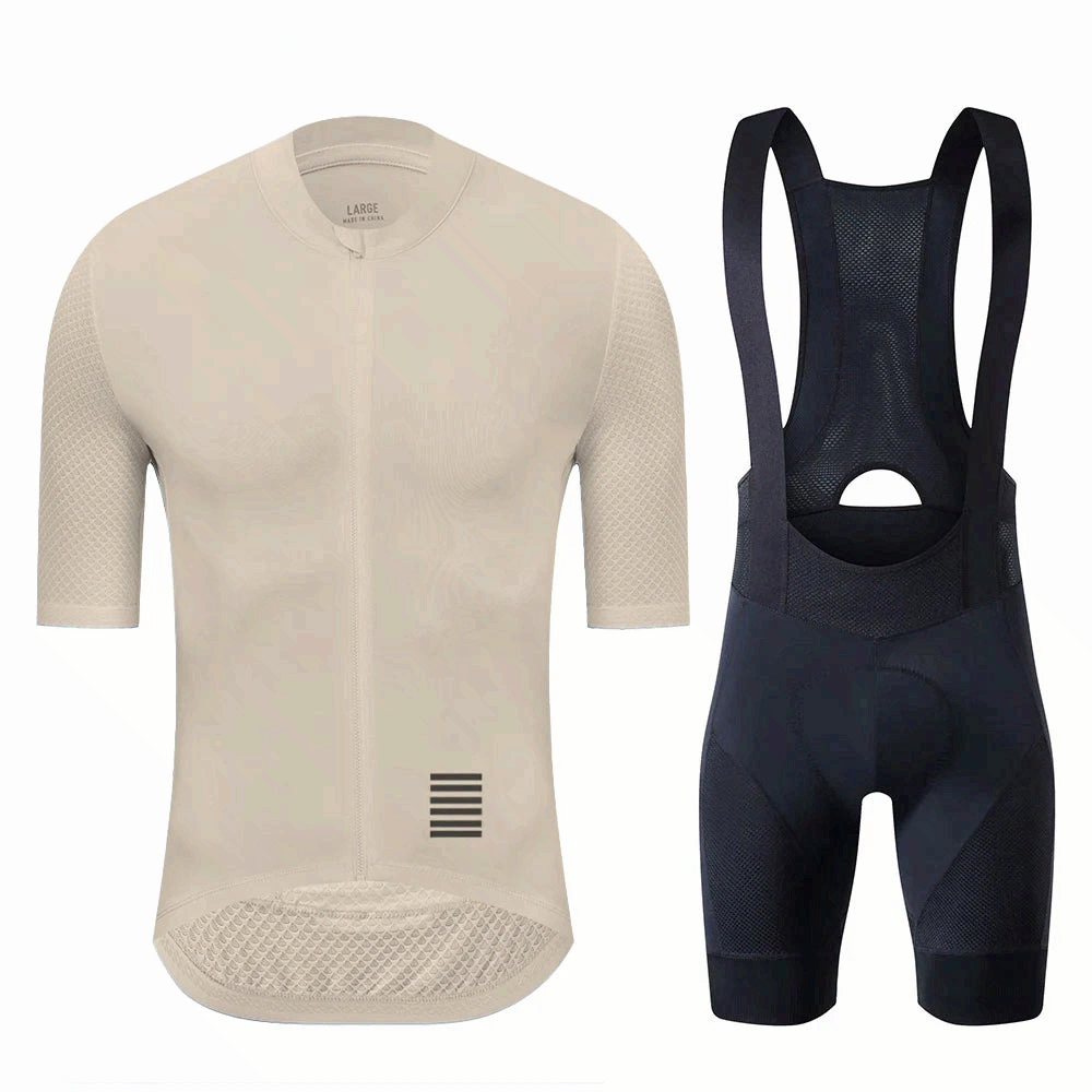 Cycling Jersey Set Men – Breathable MTB Bike Clothing Kit with Bib Shorts