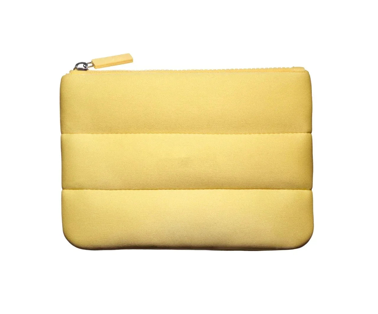 Yellow Makeup Bag Portable Travel Cosmetic Pouch Zipper Toiletry Organizer Women