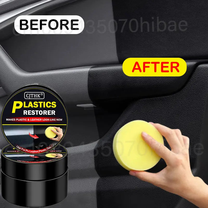 Car Plastic Restorer – Restore Faded Trim to Deep Black Shine