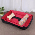 Warm Square Dog Bed for Small Medium Large Dogs and Cats