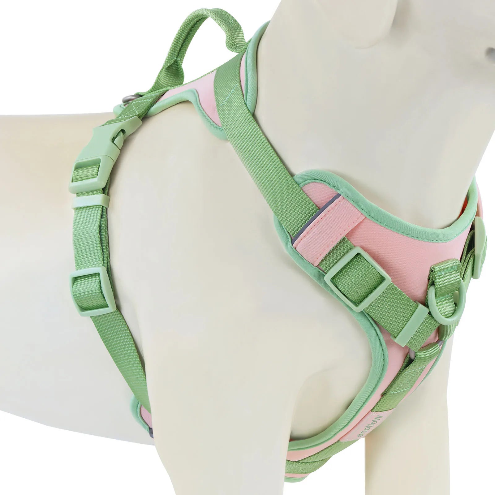 Chocolate Dog Harness Adjustable No Pull Harness for Small Large Dogs