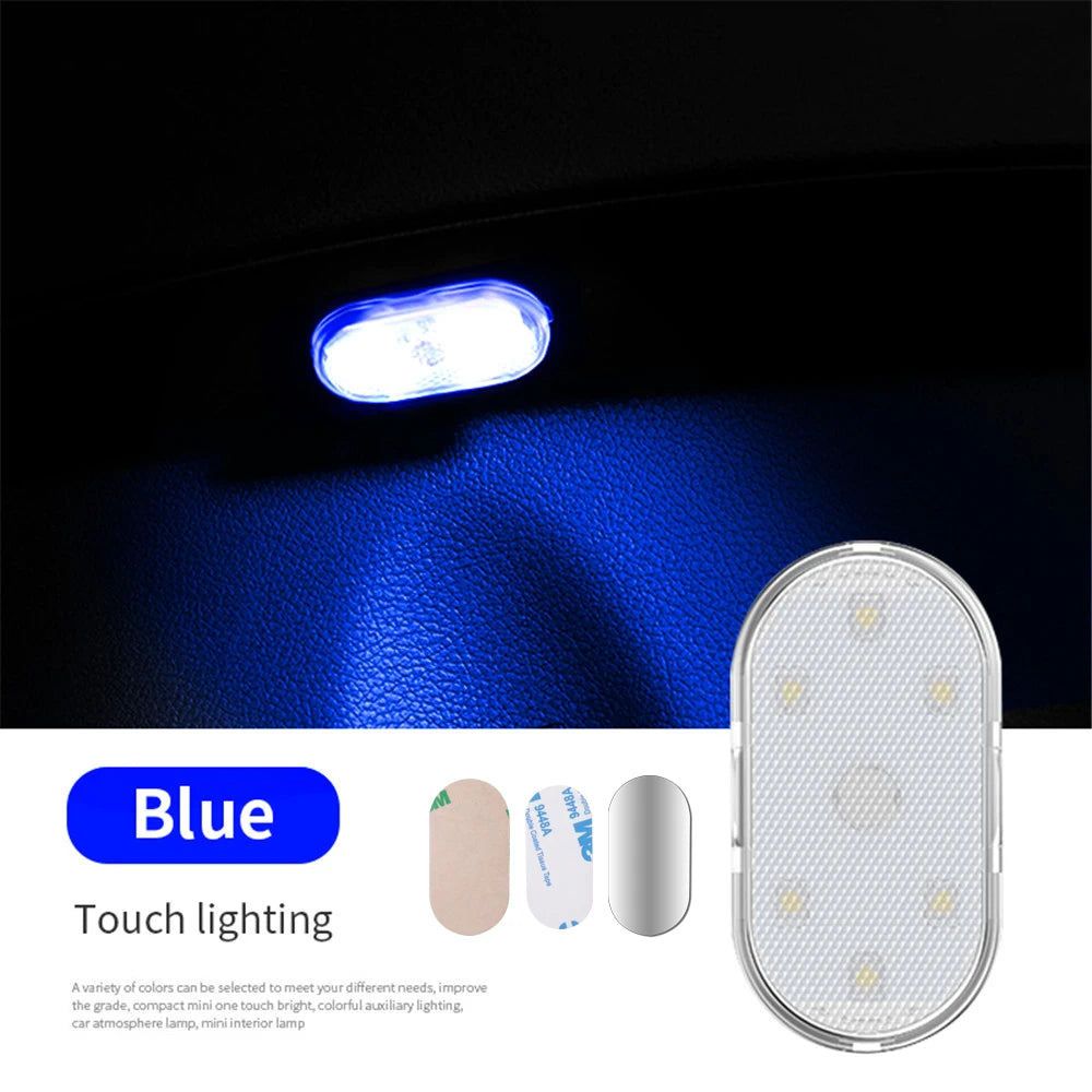 Wireless LED Car Interior Touch Light USB Rechargeable