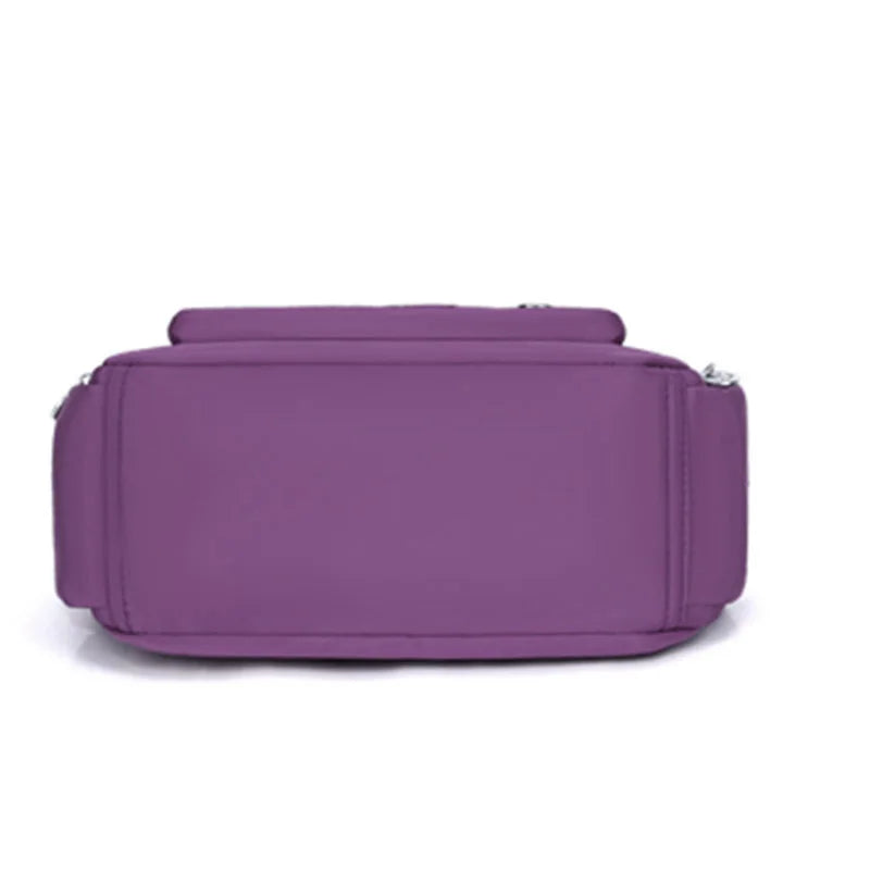 Women Nylon Crossbody Bag Multi Pocket Shoulder Bag Waterproof Travel Casual Handbag Large Capacity Messenger Bag