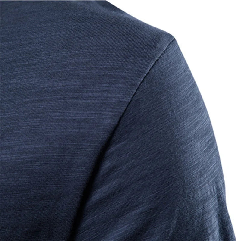 Men Cotton T Shirt Soft Casual Summer O Neck Short Sleeve Fitness Basic Tee
