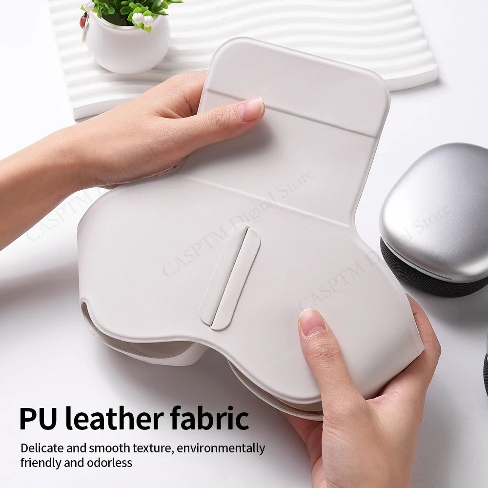 PU Leather AirPods Max Case Anti Scratch Waterproof Headphone Cover