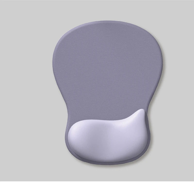 Ergonomic Mouse Pad with Gel Wrist Rest Pain Relief Non Slip PU Base Support