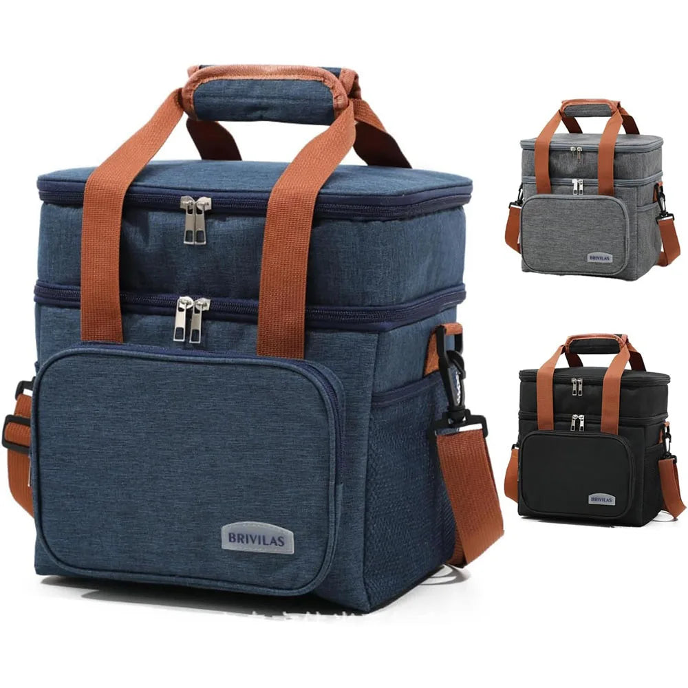 Insulated Lunch Bag Leakproof Collapsible Large Capacity for Work Travel