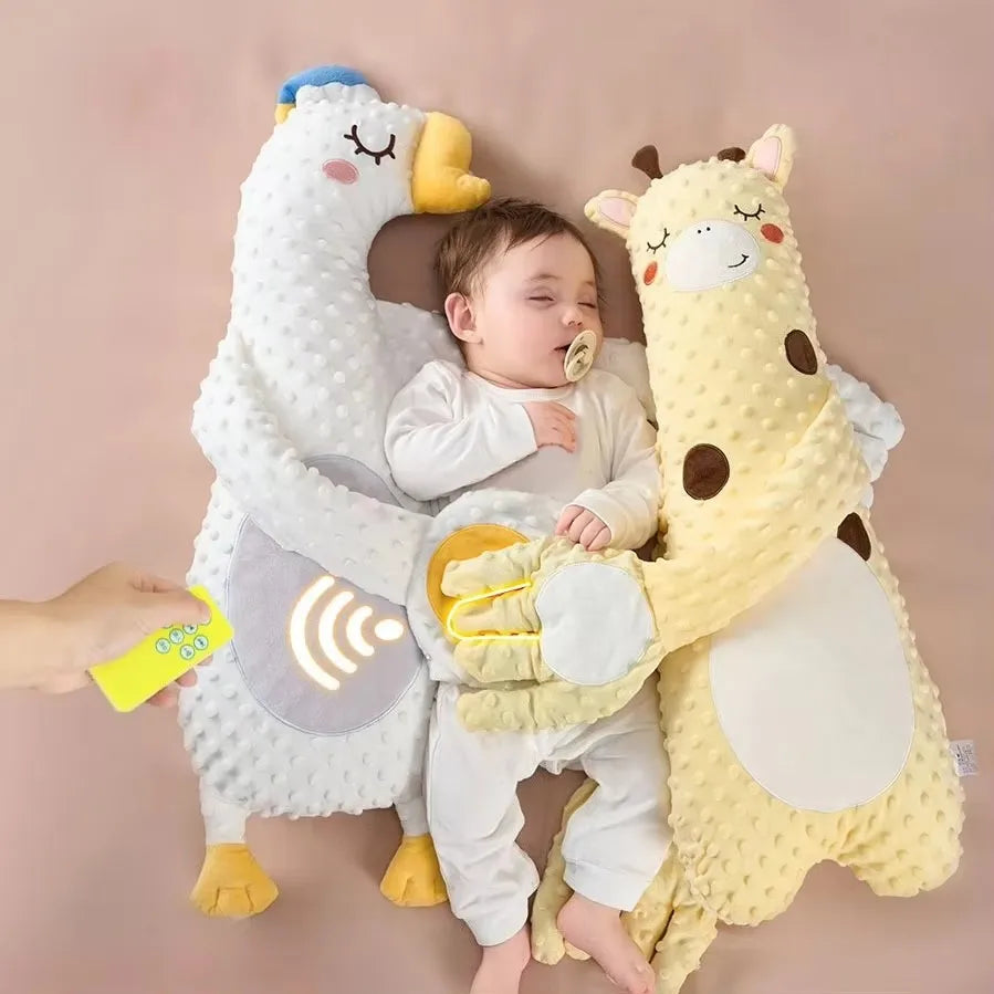 Electric Baby Soothing Patting Pillow Remote Control Sleep Doll