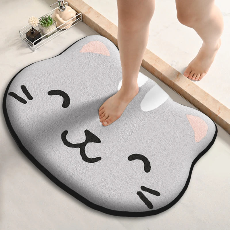 Thickened Special-Shaped Bathroom Absorbent