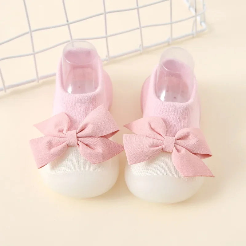 Baby Cartoon Sock Shoes Soft Rubber Sole First Walker Sneakers