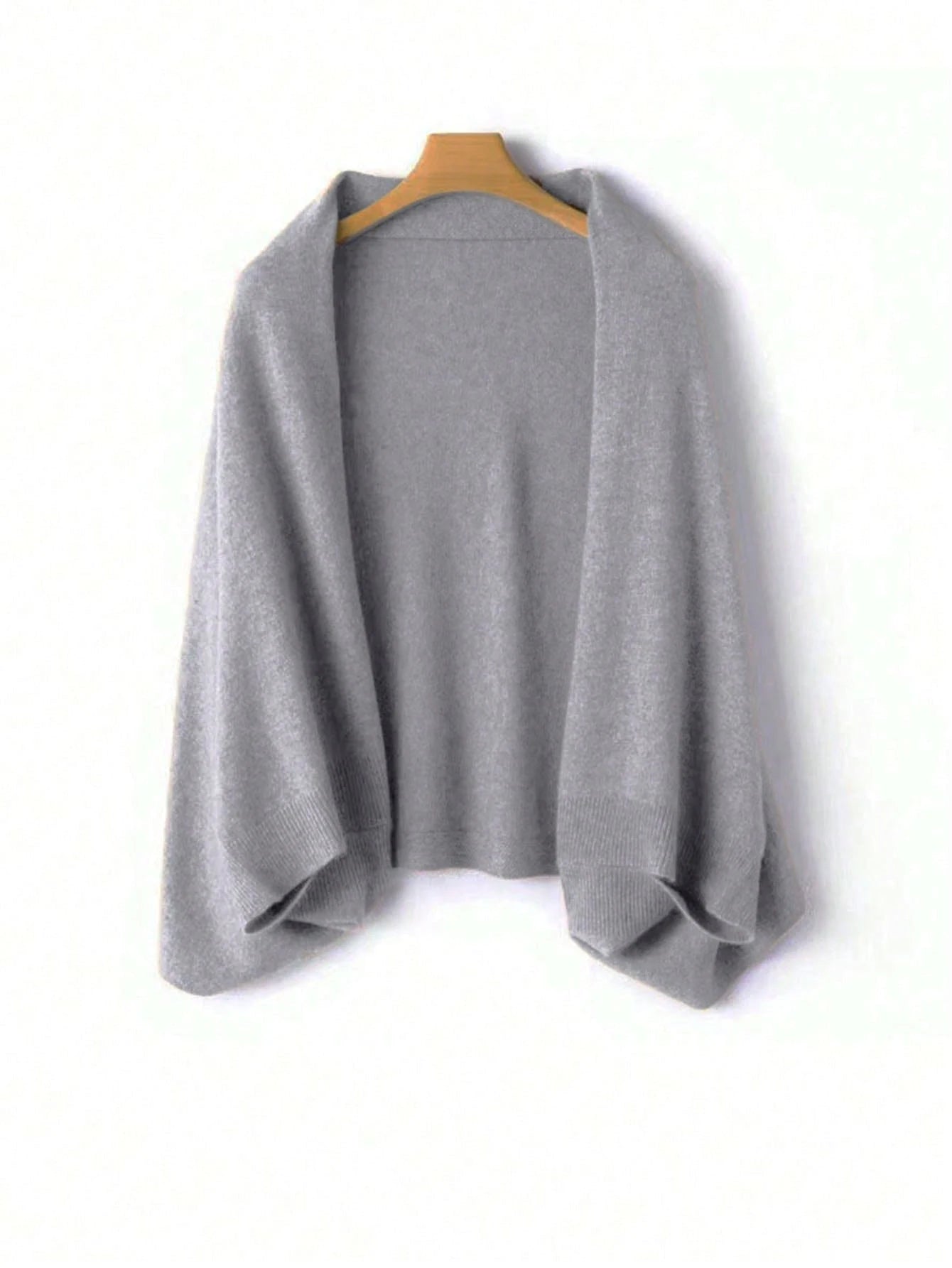 Wool Knitted Shawl Scarf for Women Soft Warm Wrap Cardigan