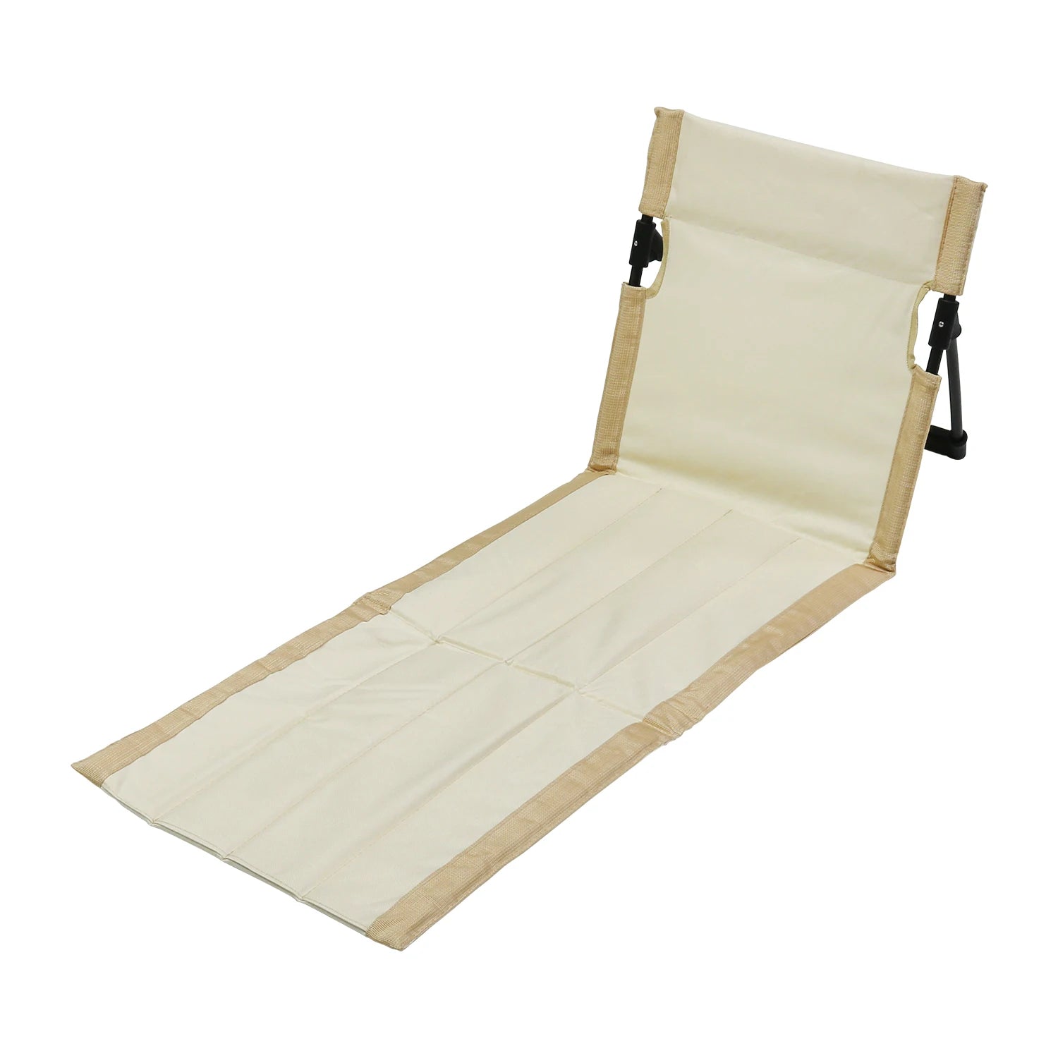 Foldable Camping Floor Chair Oxford Cloth Backrest Cushion