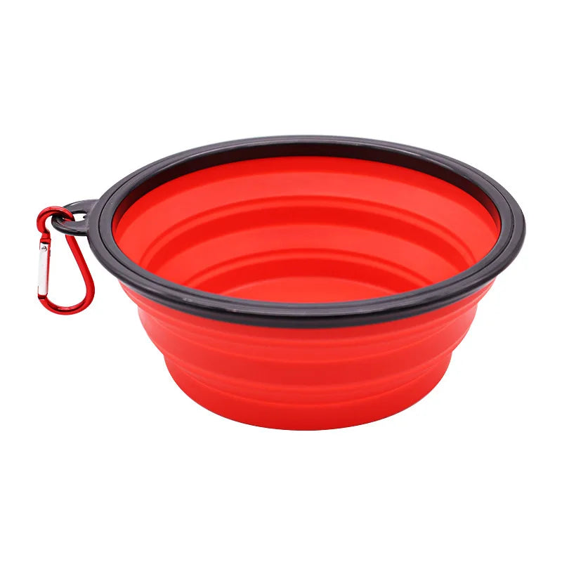 Portable Silicone Pet Bowl – Collapsible Travel Bowl for Dogs and Cats