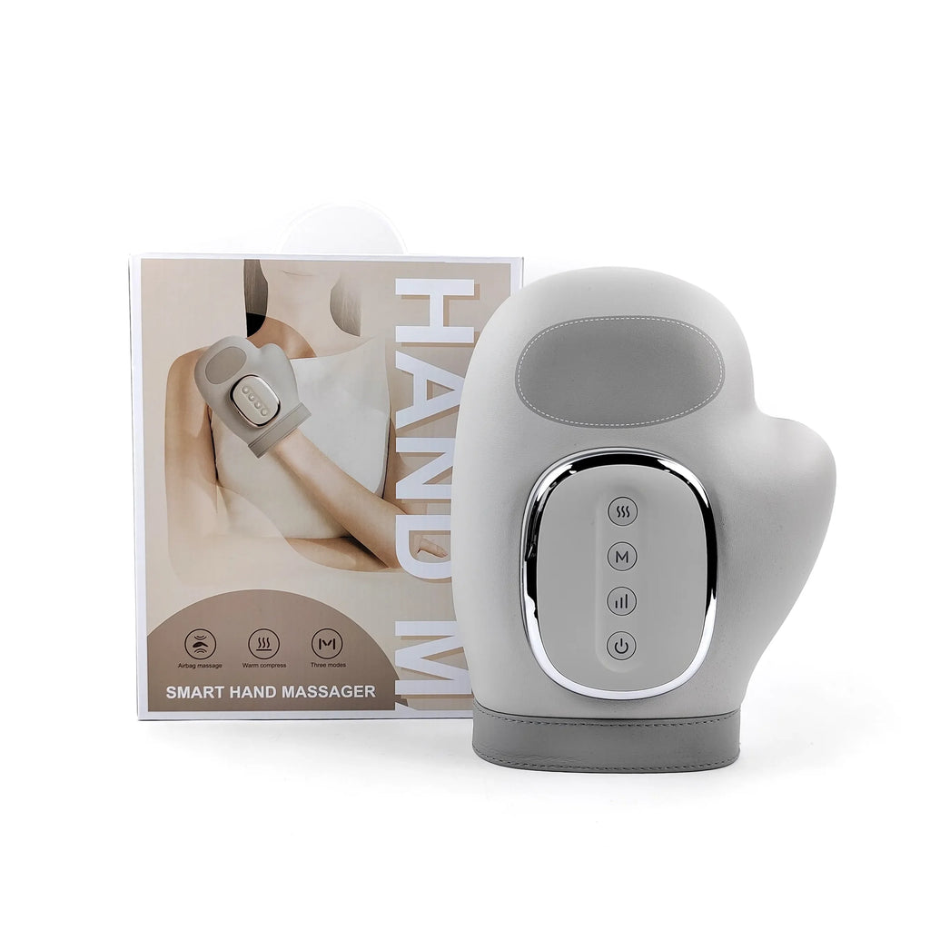 Electric Hand Massager Air Compression Finger Wrist Palm Vibration Relax Device
